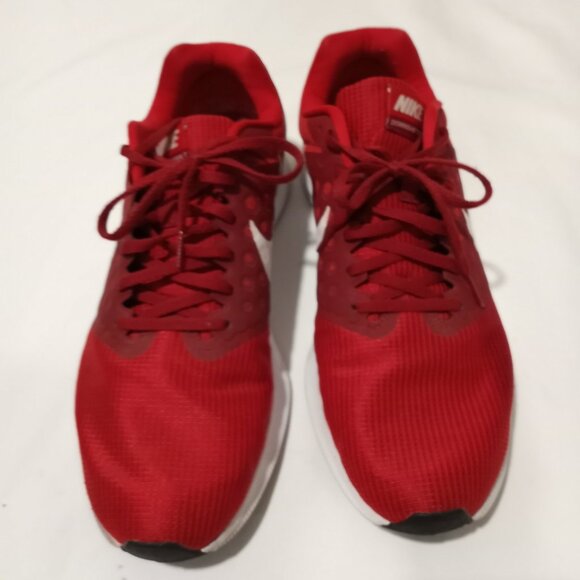 NIKE DOWNSHOIFTER 4 RED RUNNING SHOES MENS SIZE 13 - Picture 1 of 8